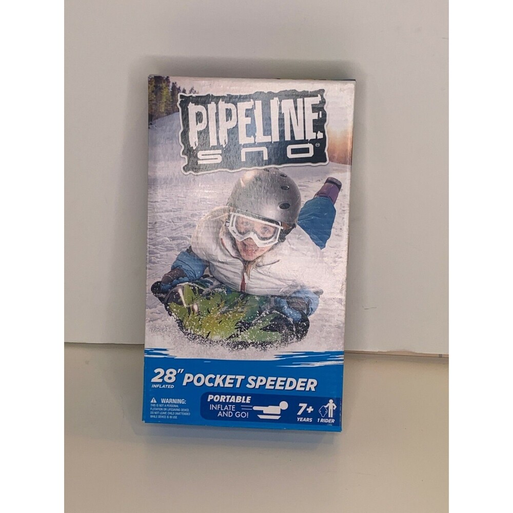 Aqua Leisure PIPELINE Sno 28" Pocket Speeder Snow Tube AGES 7+ 1 Rider NEW Handl